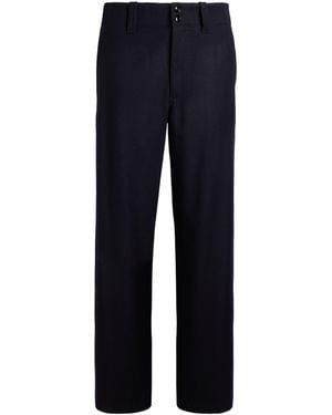 Giorgio Armani Trousers Virgin Wool - Blue