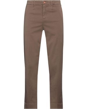 Hand Picked Trousers Cotton, Elastane - Brown