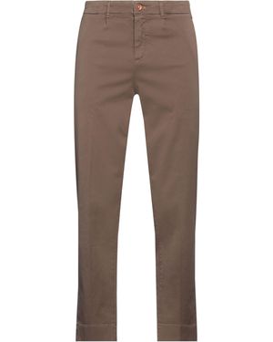 Hand Picked Trousers Cotton, Elastane - Brown