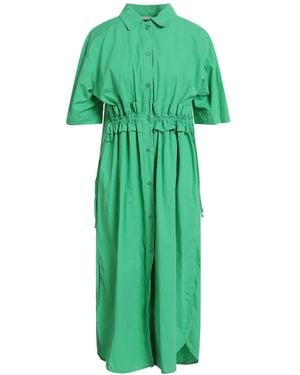 MÊME ROAD Midi Dress Cotton - Green