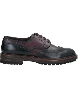 Santoni Schnürschuh - Schwarz