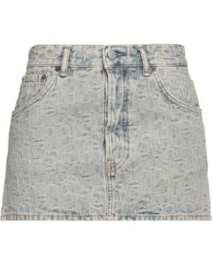 Acne Studios Denim Skirt Cotton - Grey