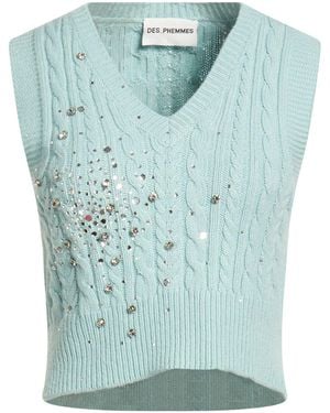 DES_PHEMMES Sweater Polyamide, Wool, Viscose, Cashmere, Polyester - Blue