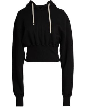 Rick Owens Sweatshirt Cotton - Black