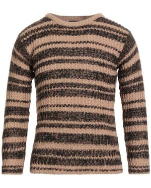 Gabriele Pasini Camel Sweater Polyamide, Virgin Wool, Polyester, Mohair Wool, Cashmere - Brown