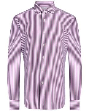 Xacus Burgundy Shirt Polyamide, Elastane - Purple