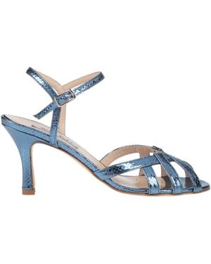 Walter Violet Sandals Leather - Blue