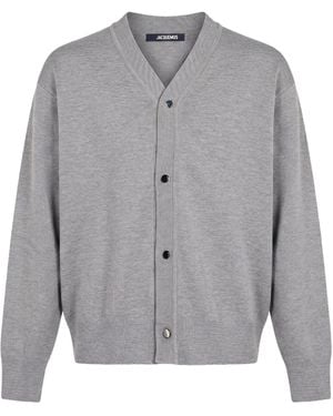Jacquemus Strickjacke - Grau