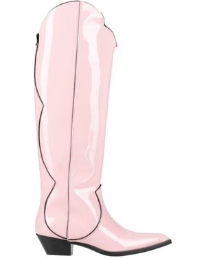 MSGM Light Boot Textile Fibers - Pink