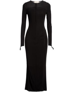 Blumarine Maxi Dress Viscose, Elastane - Black
