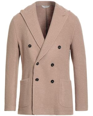 Paoloni Camel Blazer Virgin Wool, Polyamide - Natural