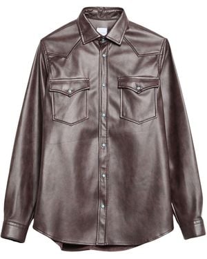 Stilosophy Shirt Polyester - Brown