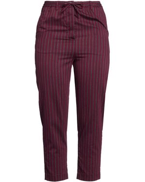 Lardini Burgundy Pants Cotton - Purple