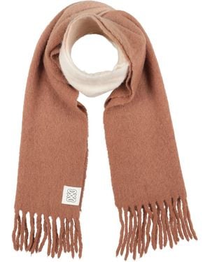 Sandro Camel Scarf Alpaca Wool, Polyamide - Natural