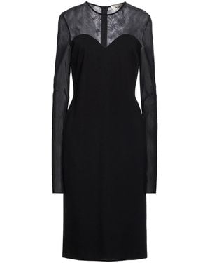 MEIMEIJ Midi Dress Viscose, Polyamide, Elastane - Black