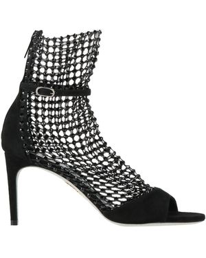 Rene Caovilla Sandals Textile Fibers, Leather - Black