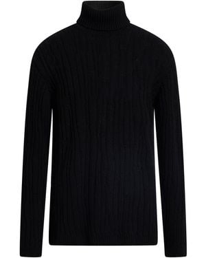 Paolo Pecora Turtleneck Virgin Wool - Black
