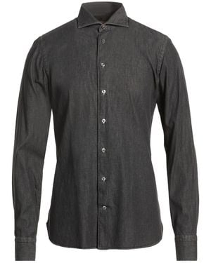 Borriello Passion Denim Shirt Cotton - Black