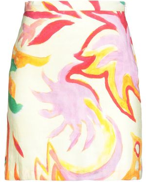Marni X No Vacancy Inn Mini Skirt Linen, Viscose - Pink