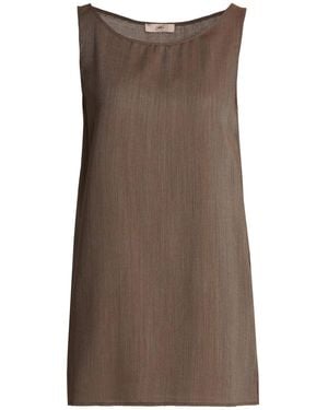 Carla G Top Virgin Wool, Polyester, Viscose - Brown