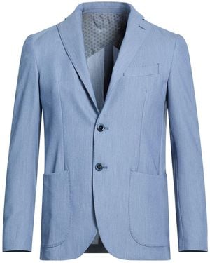 Barbati Blazer Polyester, Viscose, Elastane - Blue