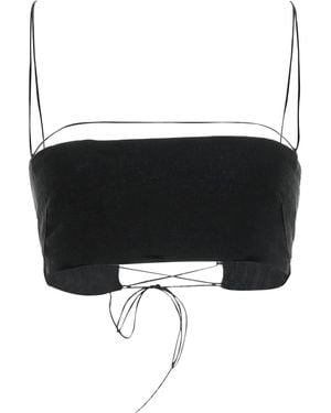 Natalie Rolt Top - Black