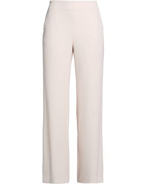 Via Masini 80 Trousers Polyester, Elastane - White