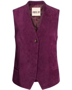 Aniye By Tailored Vest Cotton - Purple