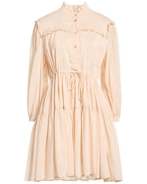 SOLOTRE Mini Dress Cotton, Silk - Natural
