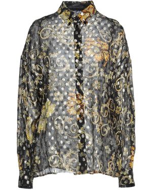 Versace Jeans Couture Shirt Viscose, Metallic Fibre - Grey