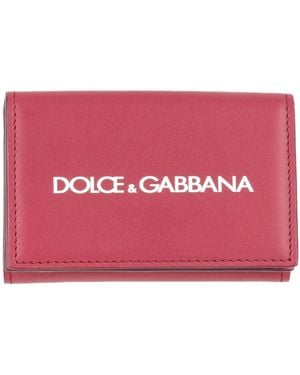 Dolce & Gabbana Wallet Calfskin - Pink