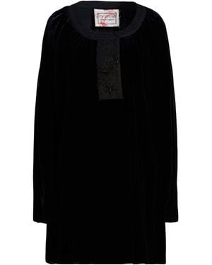 By Walid Mini Dress Silk, Viscose - Black