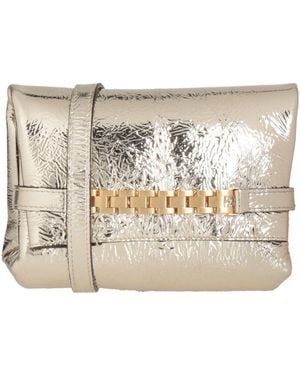 Victoria Beckham Platinum Cross-Body Bag Leather - Natural