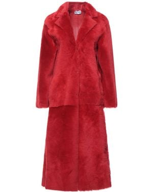 RED Valentino Shearling & Teddy - Red