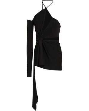 Monot Mini Dress Polyester - Black