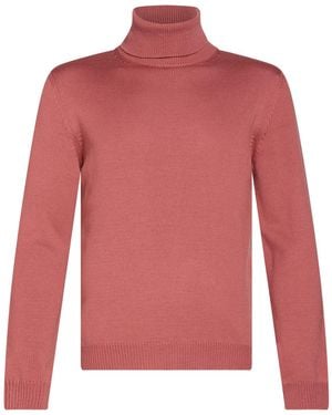 Roberto Collina Rollkragenpullover - Rot