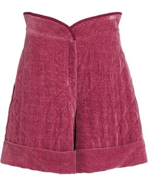 Philosophy Di Lorenzo Serafini Shorts & Bermuda Shorts Cotton, Linen - Red