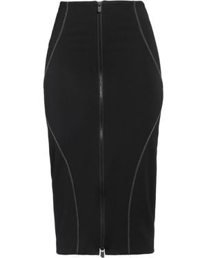 Pinko Midi Skirt Viscose, Polyamide, Elastane - Black