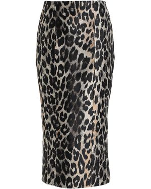 Balmain Midi Skirt - Black