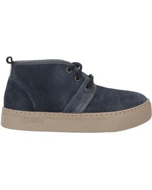 Natural World Midnight Ankle Boots Leather - Blue