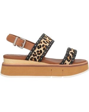 Rahya Grey Sandals - Natural