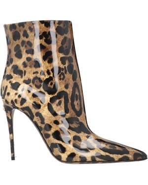 Dolce & Gabbana Ankle Boots Leather - Brown