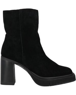 Alma En Pena. Ankle Boots Leather - Black