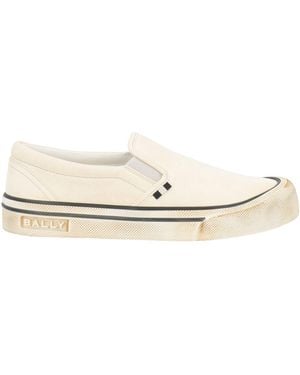 Bally Cream Trainers Calfskin - Natural