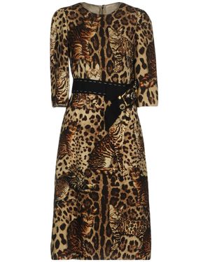 Dolce & Gabbana Midi Dress - Natural
