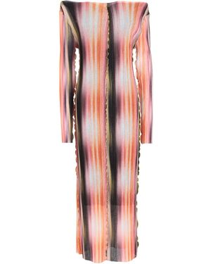 TOPSHOP Midi Dress - Orange
