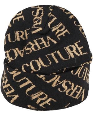 Versace Jeans Couture Hat Wool, Acrylic, Viscose, Polyamide, Metallic Fibre - Black