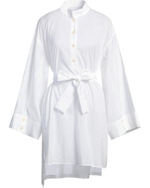 Erika Cavallini Semi Couture Vestito Corto - Bianco