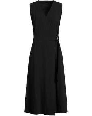 Theory Midi Dresses - Black