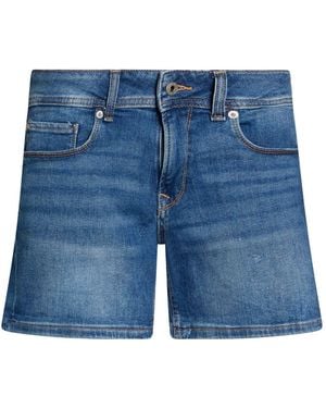 Pepe Jeans Denim Shorts Cotton, Elastane - Blue